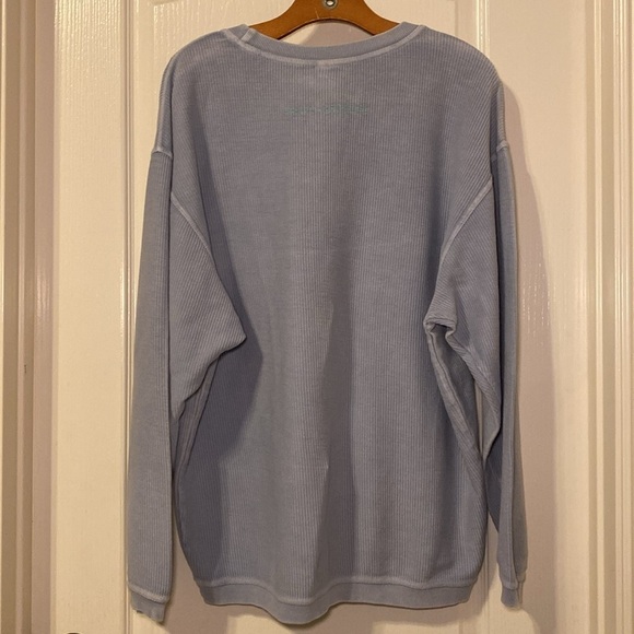 Charlie Southern Big Nap Girl Light Blue Corded Sweatshirt Size Large EUC - Picture 3 of 10